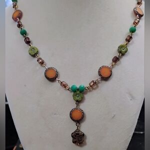 Boho Multicolor Beaded Necklace
